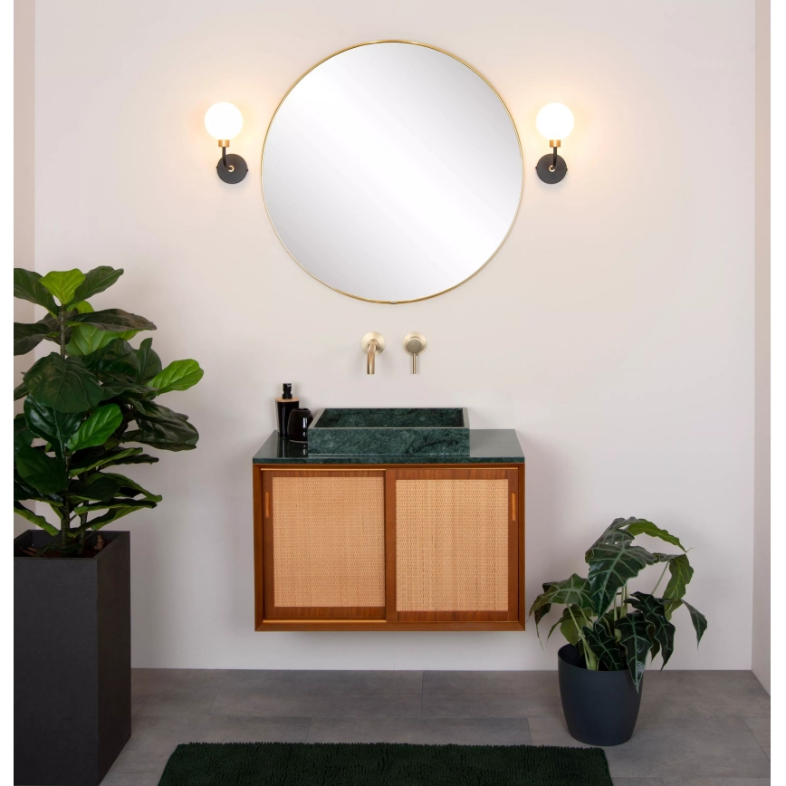 Lucide 30265/01/30 - Badkamer Wand Lamp BEREND 1xG9/33W/230V IP44 zwart
