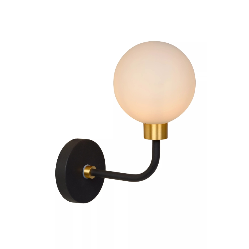 Lucide 30265/01/30 - Badkamer Wand Lamp BEREND 1xG9/33W/230V IP44 zwart