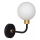 Lucide 30265/01/30 - Badkamer Wand Lamp BEREND 1xG9/33W/230V IP44 zwart