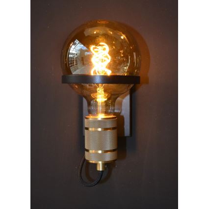 Lucide 30271/01/30 - Wandlamp OTTELIEN 1xE27/60W/230V zwart