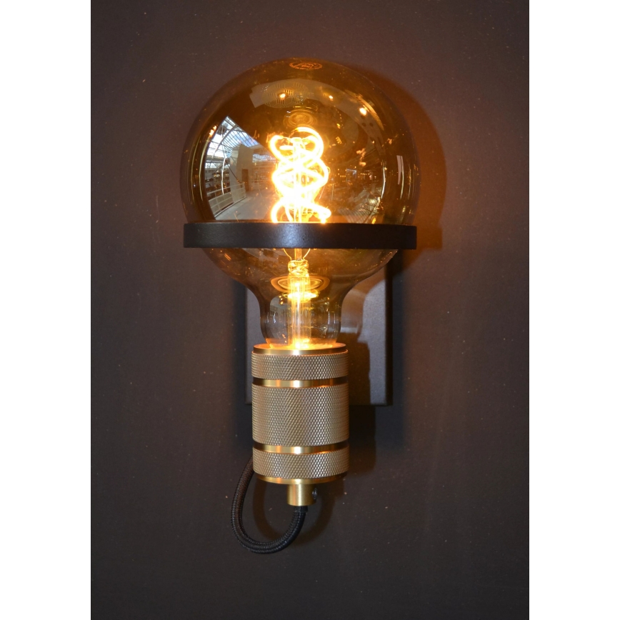 Lucide 30271/01/30 - Wandlamp OTTELIEN 1xE27/60W/230V zwart