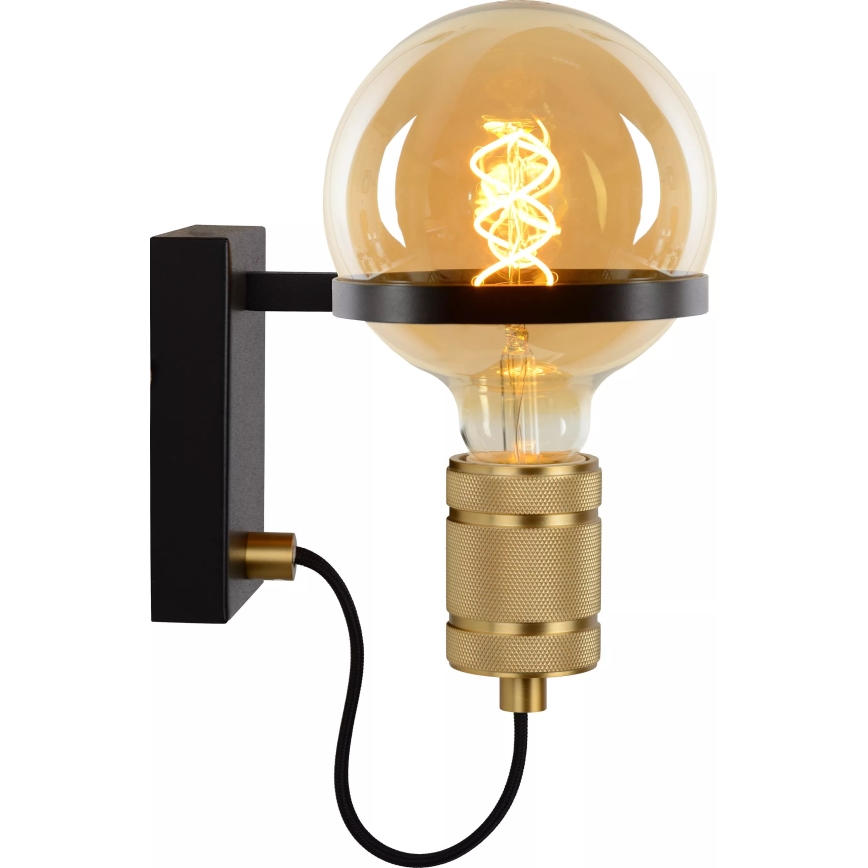 Lucide 30271/01/30 - Wandlamp OTTELIEN 1xE27/60W/230V zwart