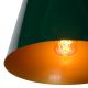 Lucide 30482/31/33 - Hanglamp aan een koord MISHA 1xE27/60W/230V groen