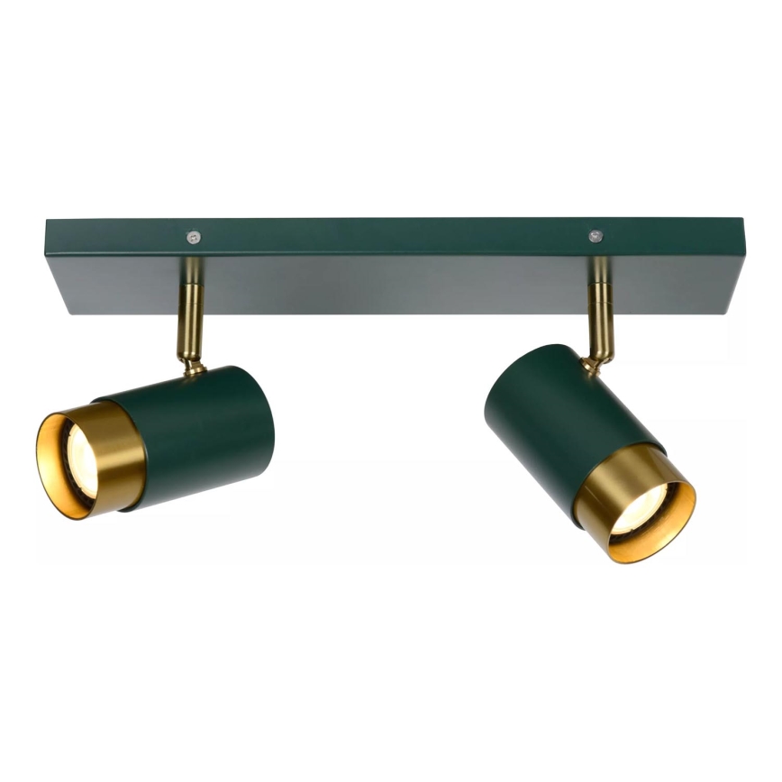 Lucide 35913/02/33 - Spot FLORIS 2xGU10/40W/230V groen