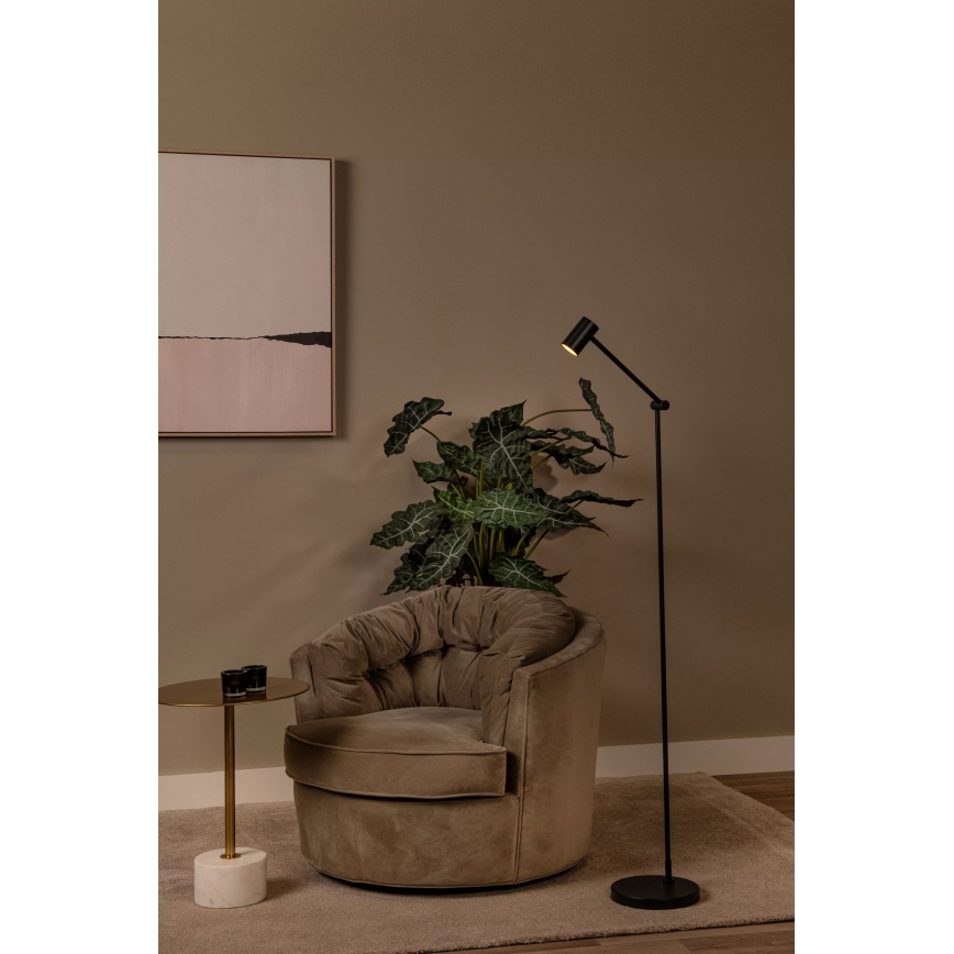 Lucide 36722/03/30 - LED Dimbaar aanraken Staande lamp TIPIK LED/3W/230V zwart