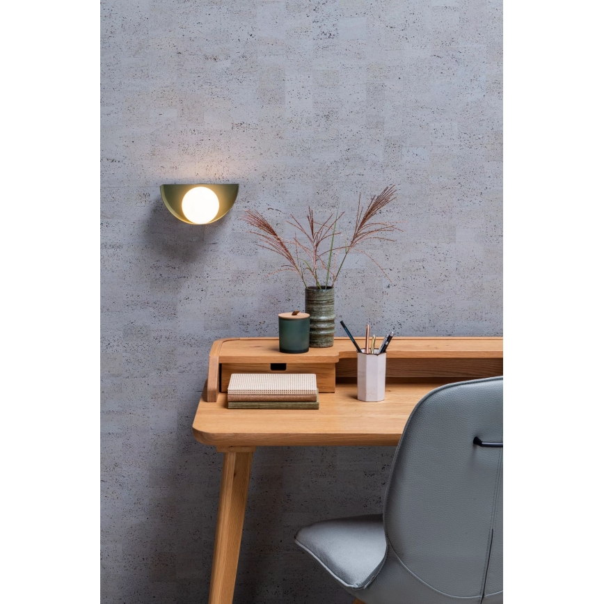 Lucide 45201/01/33 - Wandlamp BENNI 1xG9/28W/230V groen