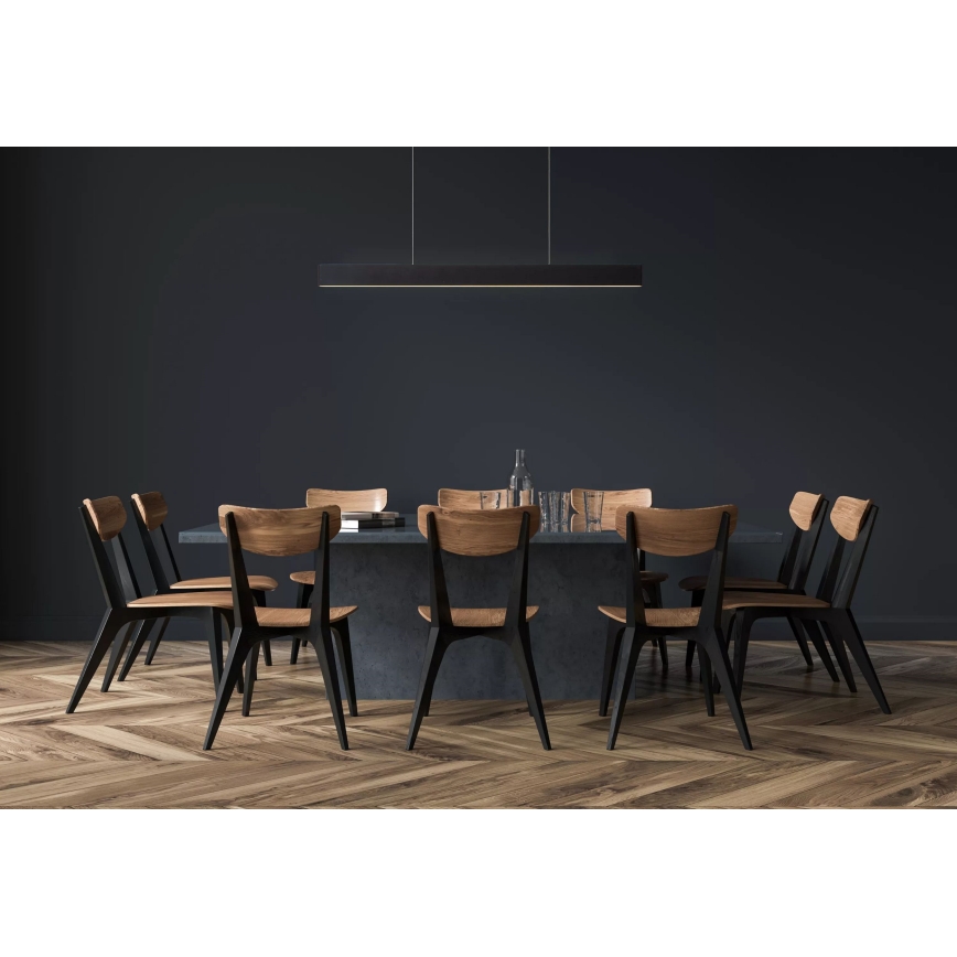 Lucide 45455/36/30 - Dimbare LED hanglamp aan een koord RAYA LED/36W/230V 119 cm zwart