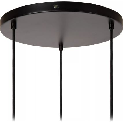 Lucide 45493/03/33 - Hanglamp aan een koord MONSARAZ 3xE27/40W/230V groen/beige