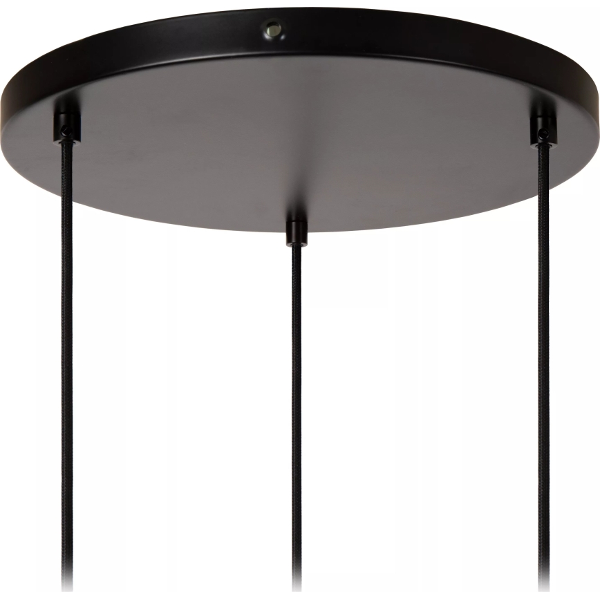 Lucide 45493/03/33 - Hanglamp aan een koord MONSARAZ 3xE27/40W/230V groen/beige