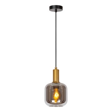 Lucide 45494/16/65 - Hanglamp aan een koord JOANET 1xE27/40W/230V zwart