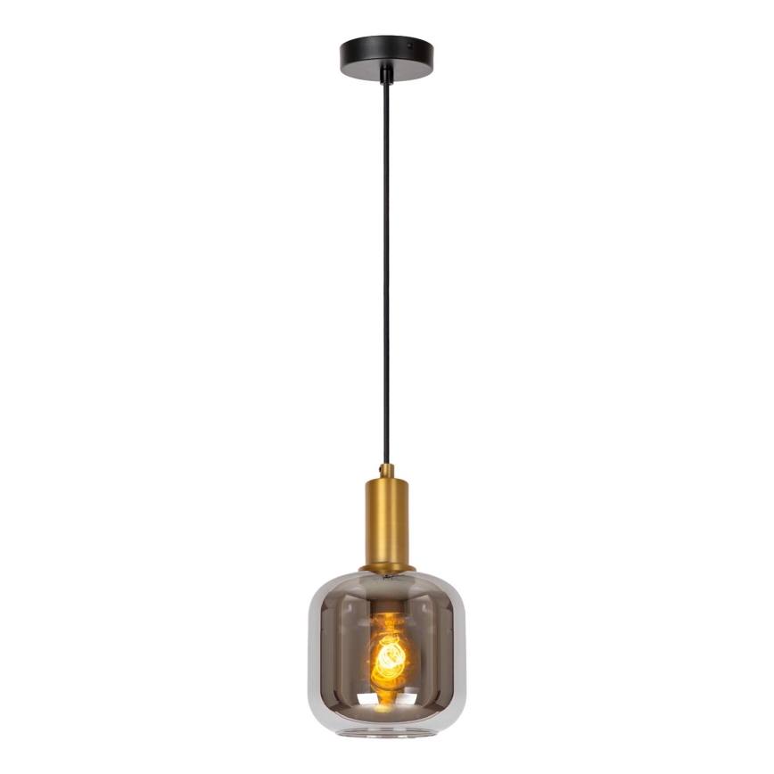 Lucide 45494/16/65 - Hanglamp aan een koord JOANET 1xE27/40W/230V zwart