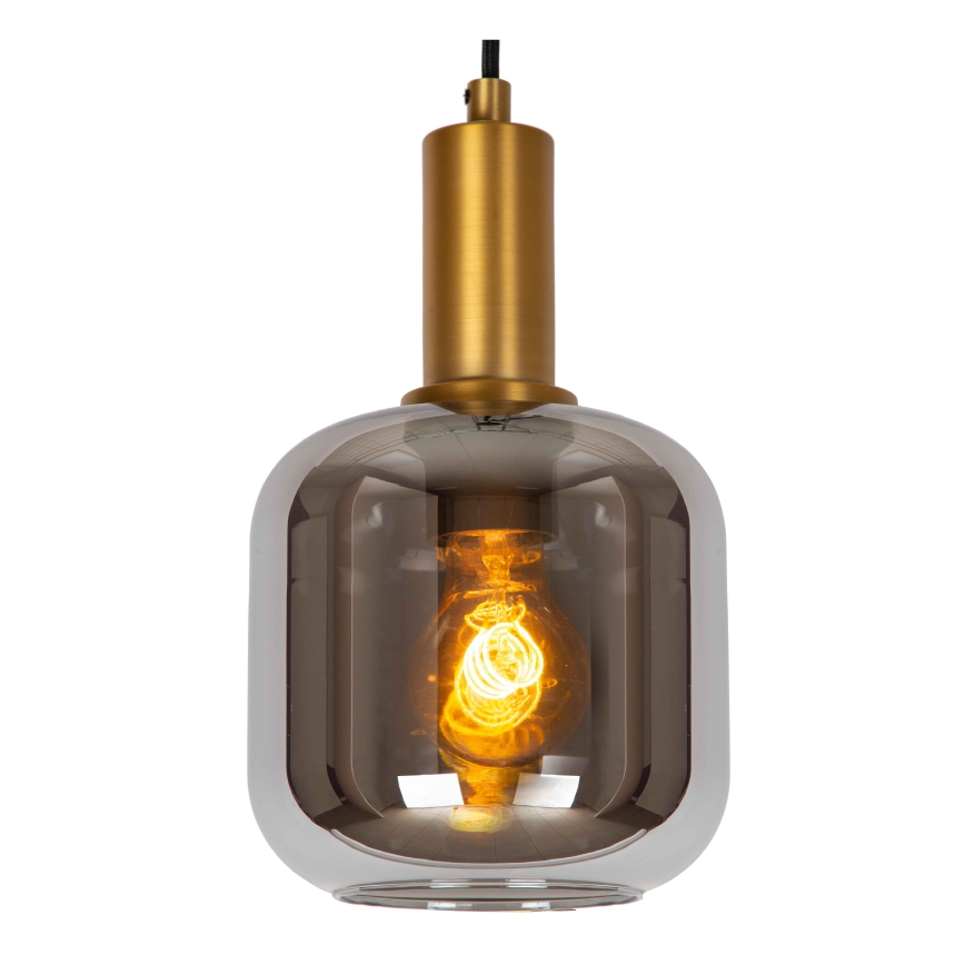 Lucide 45494/16/65 - Hanglamp aan een koord JOANET 1xE27/40W/230V zwart