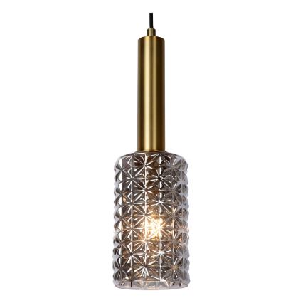 Lucide 45498/07/02 - Hanglamp aan een koord CORALIE 7xE27/40W/230V zwart/messing