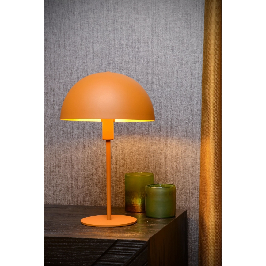 Lucide 45596/01/44 - Tafellamp SIEMON 1xE14/25W/230V oranje