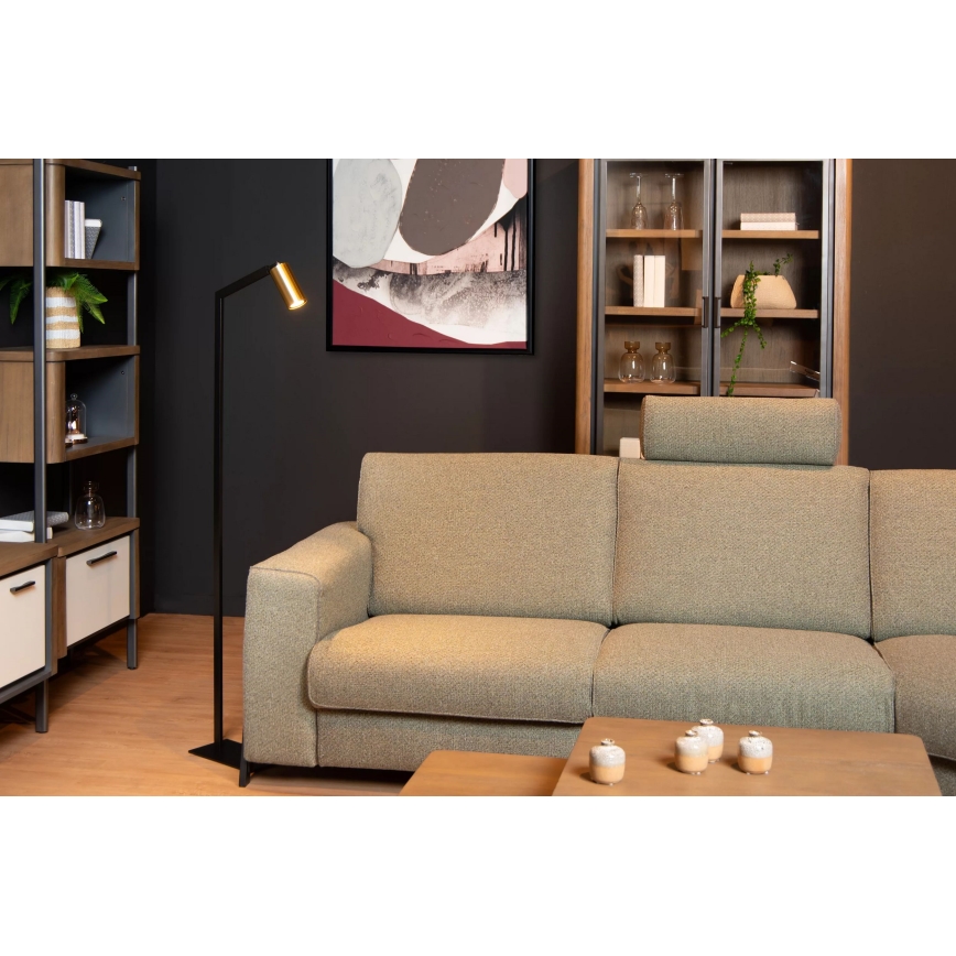 Lucide 45799/01/30 - Staande Lamp SYBIL 1xGU10/35W/230V zwart/goud