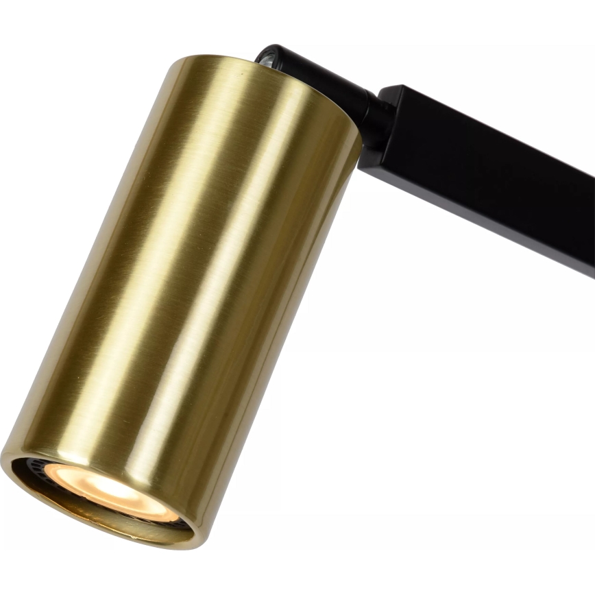 Lucide 45799/01/30 - Staande Lamp SYBIL 1xGU10/35W/230V zwart/goud