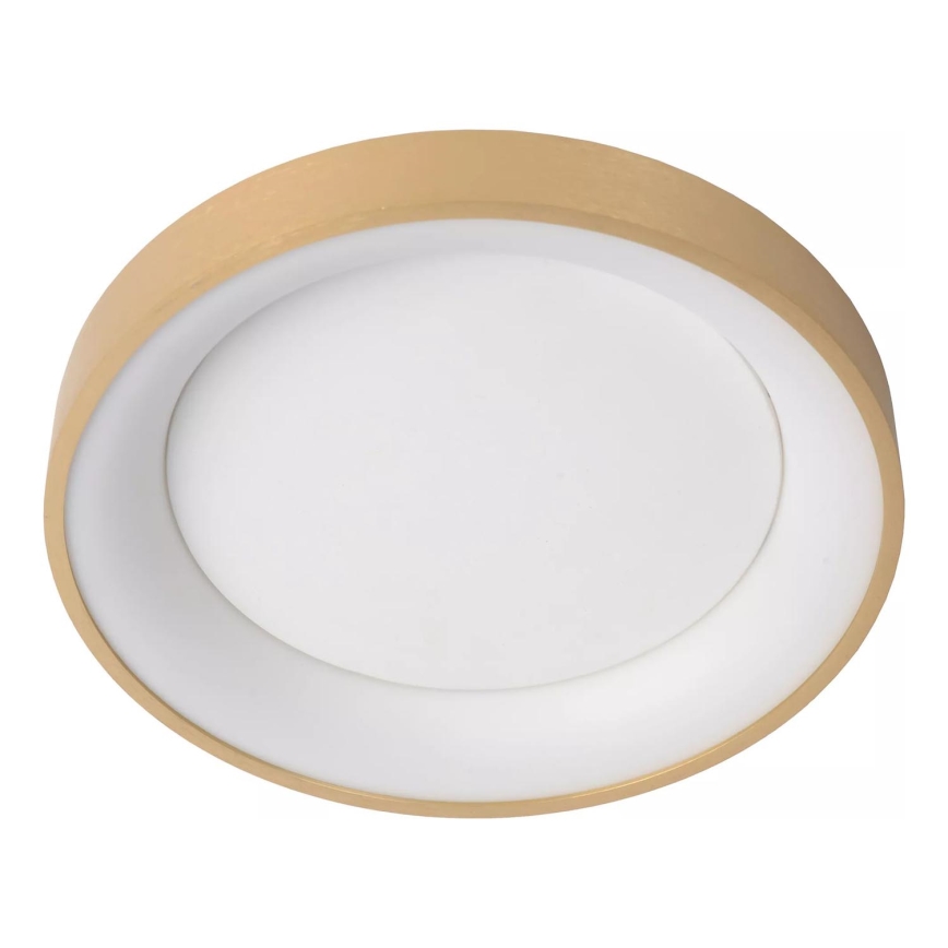 Lucide 46103/20/02 - Dimbare LED plafondlamp VIDAL LED/20W/230V diameter 28 cm goud