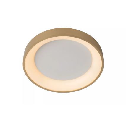 Lucide 46103/20/02 - Dimbare LED plafondlamp VIDAL LED/20W/230V diameter 28 cm goud