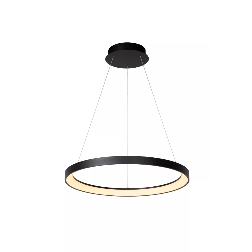 Lucide 46403/48/30 - Dimbare LED hanglamp aan een koord VIDAL LED/48W/230V diameter 58 cm zwart