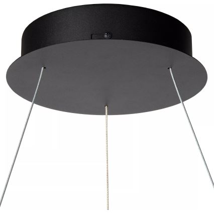 Lucide 46403/48/30 - Dimbare LED hanglamp aan een koord VIDAL LED/48W/230V diameter 58 cm zwart