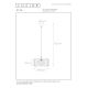 Lucide 46406/39/76 - Hanglamp aan een koord ETTA 1xE27/40W/230V d. 39 cm hout
