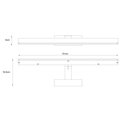 Lucide 48200/12/31 - LED Schilderijlamp BETHAN LED/13W/230V IP21 wit