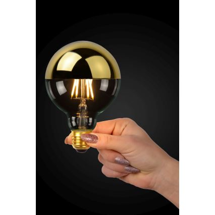 Lucide 49019/05/10 - LED Lamp VINTAGE E27/5W/230V 2700K goud