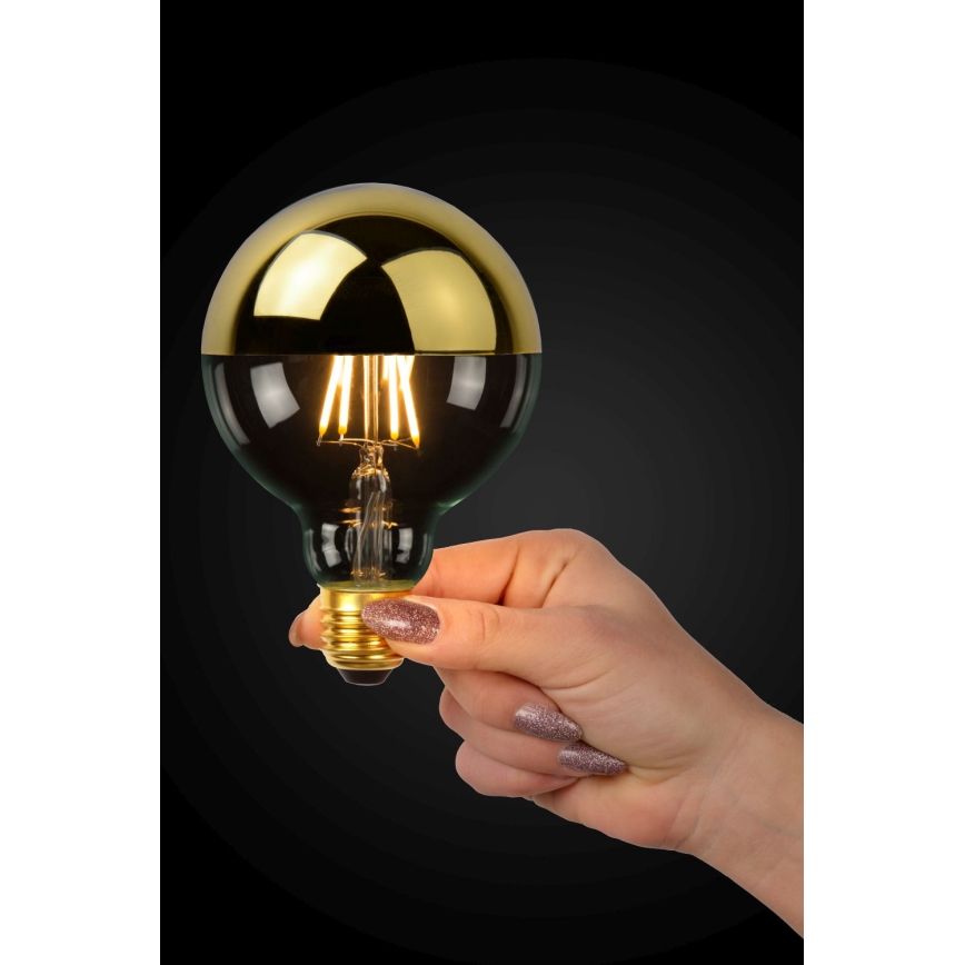 Lucide 49019/05/10 - LED Lamp VINTAGE E27/5W/230V 2700K goud