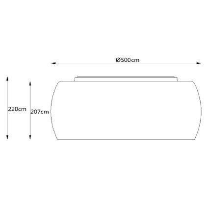 Lucide 70163/06/11 - Plafondlamp PEARL 6xG9/28W/230V
