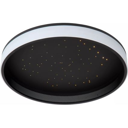 Lucide 71102/40/30 - Dimbare LED plafondlamp ESTREJA LED/40W/230V 2500-3000K diameter 40 cm zwart + afstandsbediening