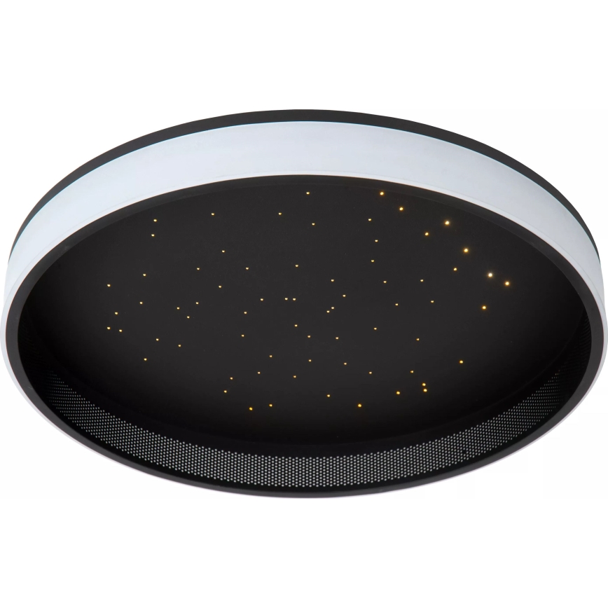 Lucide 71102/40/30 - Dimbare LED plafondlamp ESTREJA LED/40W/230V 2500-3000K diameter 40 cm zwart + afstandsbediening