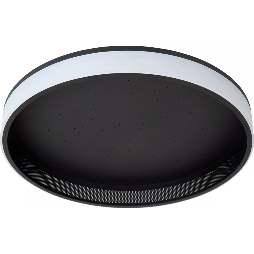 Lucide 71102/40/30 - Dimbare LED plafondlamp ESTREJA LED/40W/230V 2500-3000K diameter 40 cm zwart + afstandsbediening