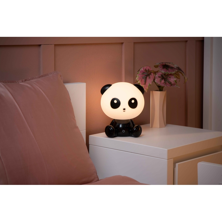 Lucide 71593/03/30 - LED Dimbaar aanraken children's klein lamp DODO LED/3W/5V panda