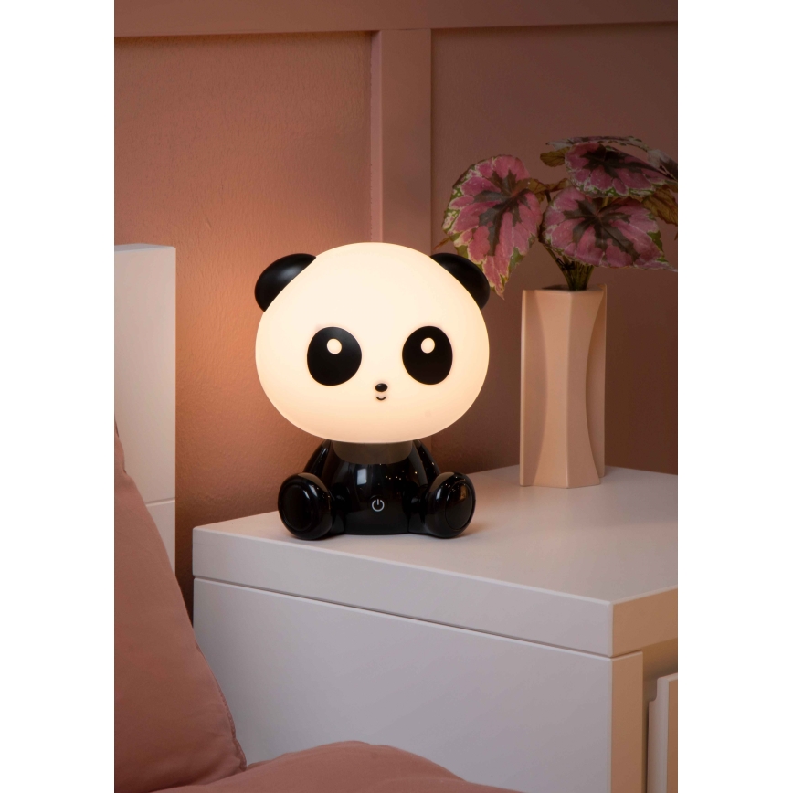 Lucide 71593/03/30 - LED Dimbaar aanraken children's klein lamp DODO LED/3W/5V panda