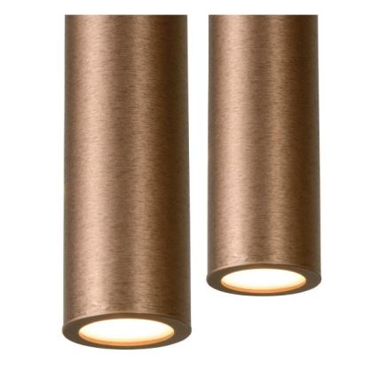 Lucide 74403/04/97 –Dimbare LED Hanglamp aan een koord LORENZ 4×LED/4W/230V Koper