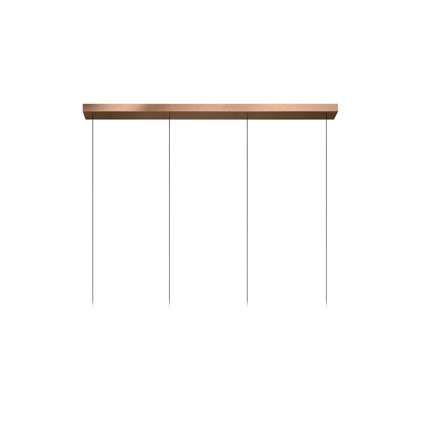 Lucide 74403/04/97 –Dimbare LED Hanglamp aan een koord LORENZ 4×LED/4W/230V Koper