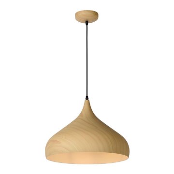 Lucide 76360/01/76 - Hanglamp WOODY 1xE27/60W/230V 42 cm