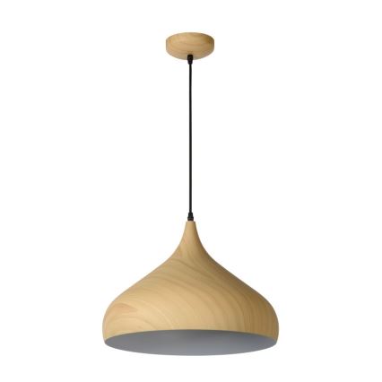 Lucide 76360/01/76 - Hanglamp WOODY 1xE27/60W/230V 42 cm