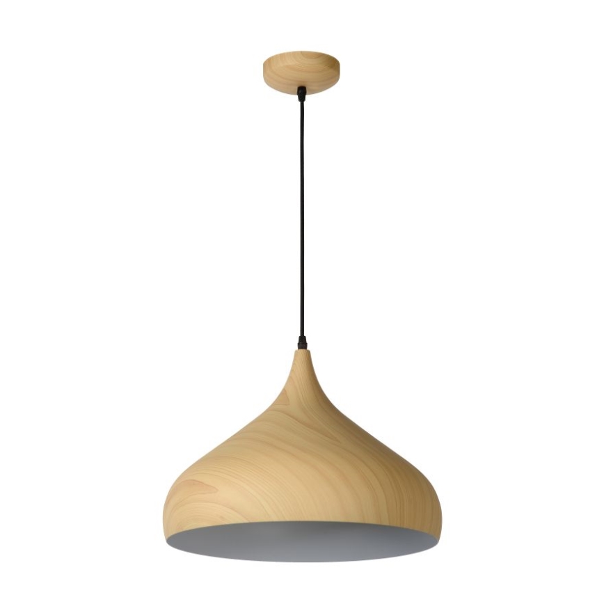Lucide 76360/01/76 - Hanglamp WOODY 1xE27/60W/230V 42 cm
