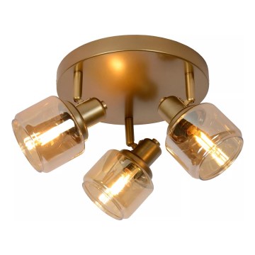 Lucide 77979/13/02 - Spot BJORN 3xE14/40W/230V goud