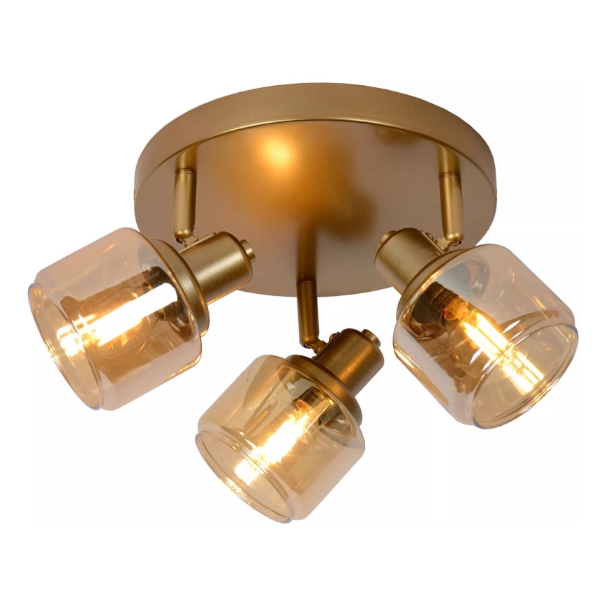 Lucide 77979/13/02 - Spot BJORN 3xE14/40W/230V goud