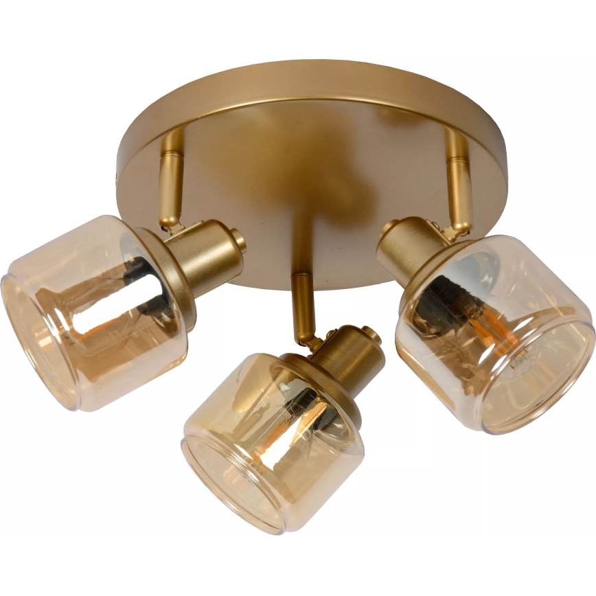 Lucide 77979/13/02 - Spot BJORN 3xE14/40W/230V goud