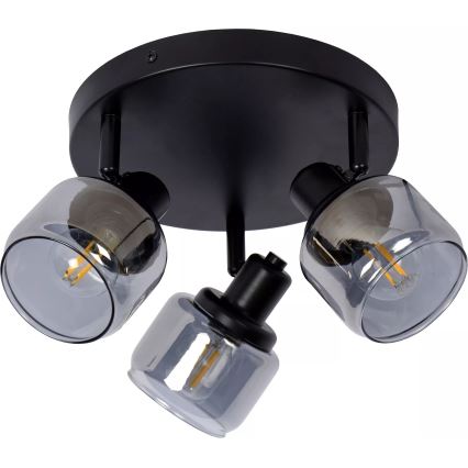 Lucide 77979/13/30 - Spot BJORN 3xE14/40W/230V zwart