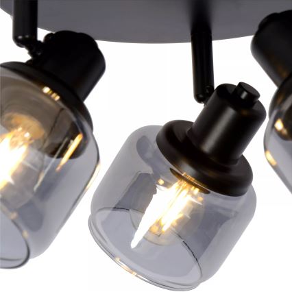 Lucide 77979/13/30 - Spot BJORN 3xE14/40W/230V zwart