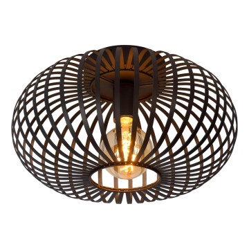 Lucide 78174/40/30 - Plafondlamp MANUELA 1xE27/60W/230V diameter 39,5 cm zwart