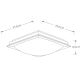Lucide 79172/13/12 - Dimbare LED Plafond Lamp GENTLY LED/12W/230V IP21
