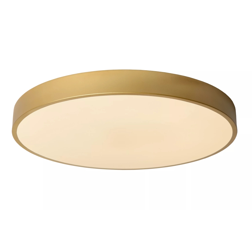 Lucide 79185/50/02 - Dimbare LED plafondlamp UNAR LED/36W/230V diameter 49,5 cm goud