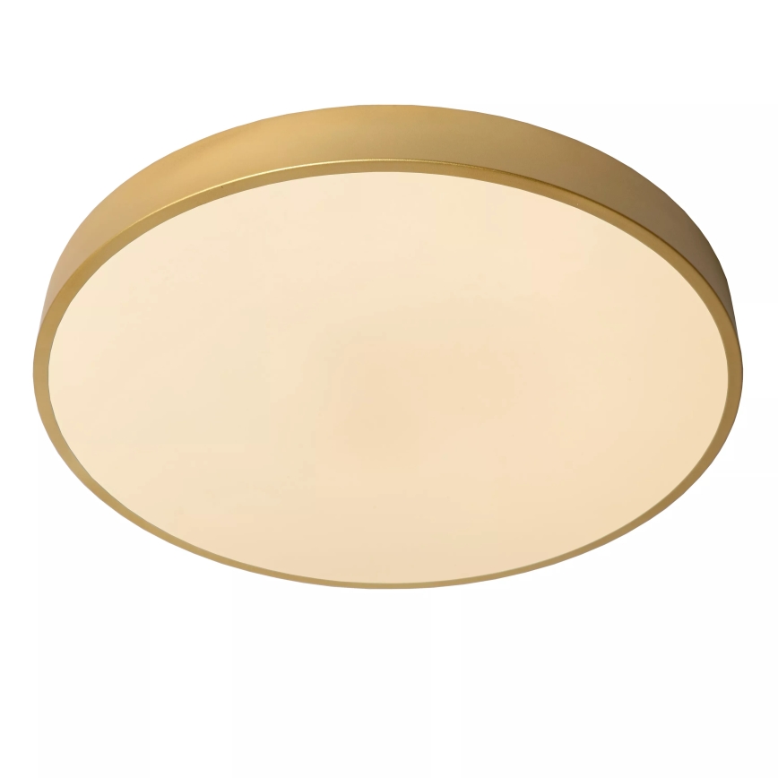 Lucide 79185/50/02 - Dimbare LED plafondlamp UNAR LED/36W/230V diameter 49,5 cm goud