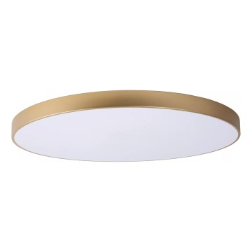 Lucide 79185/80/02 - Dimbare LED plafondlamp UNAR LED/80W/230V diameter 80 cm goud