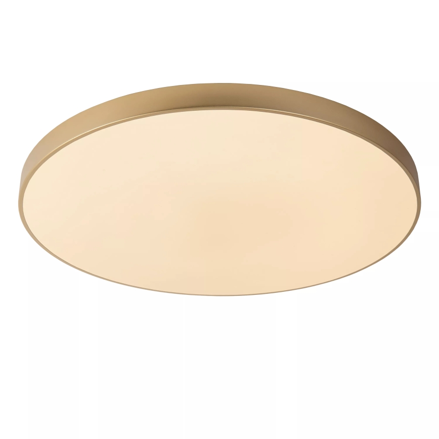 Lucide 79185/80/02 - Dimbare LED plafondlamp UNAR LED/80W/230V diameter 80 cm goud